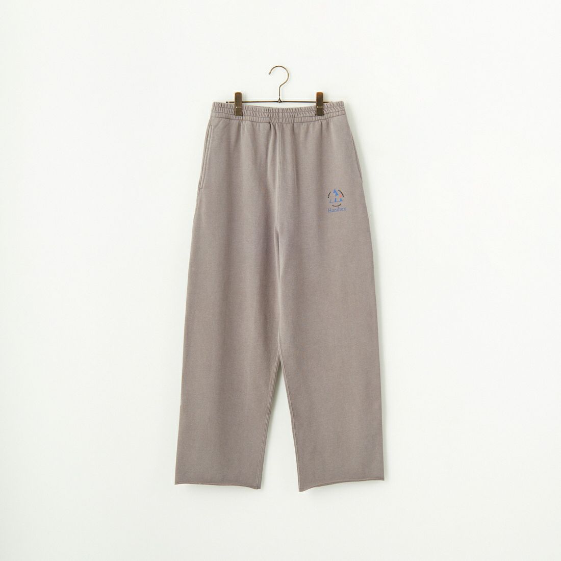 HANDTEX [ハンドテックス] 別注 ワンポイントロゴ ワイドストレートスウェットパンツ [HT1-PT-IN5-JF] ｸﾞﾚｰ