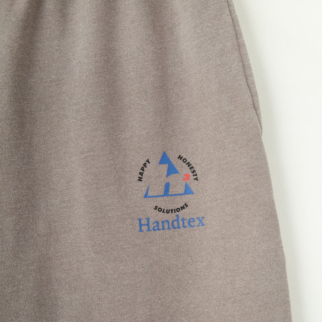 HANDTEX [ハンドテックス] 別注 ワンポイントロゴ ワイドストレートスウェットパンツ [HT1-PT-IN5-JF] ｸﾞﾚｰ