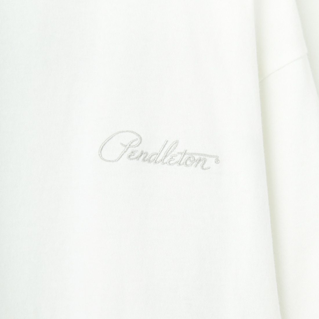 PENDLETON [ペンドルトン] 別注 ピグメント染め ネイティブ柄バックプリントTシャツ [5275-0206-JF] WHITE