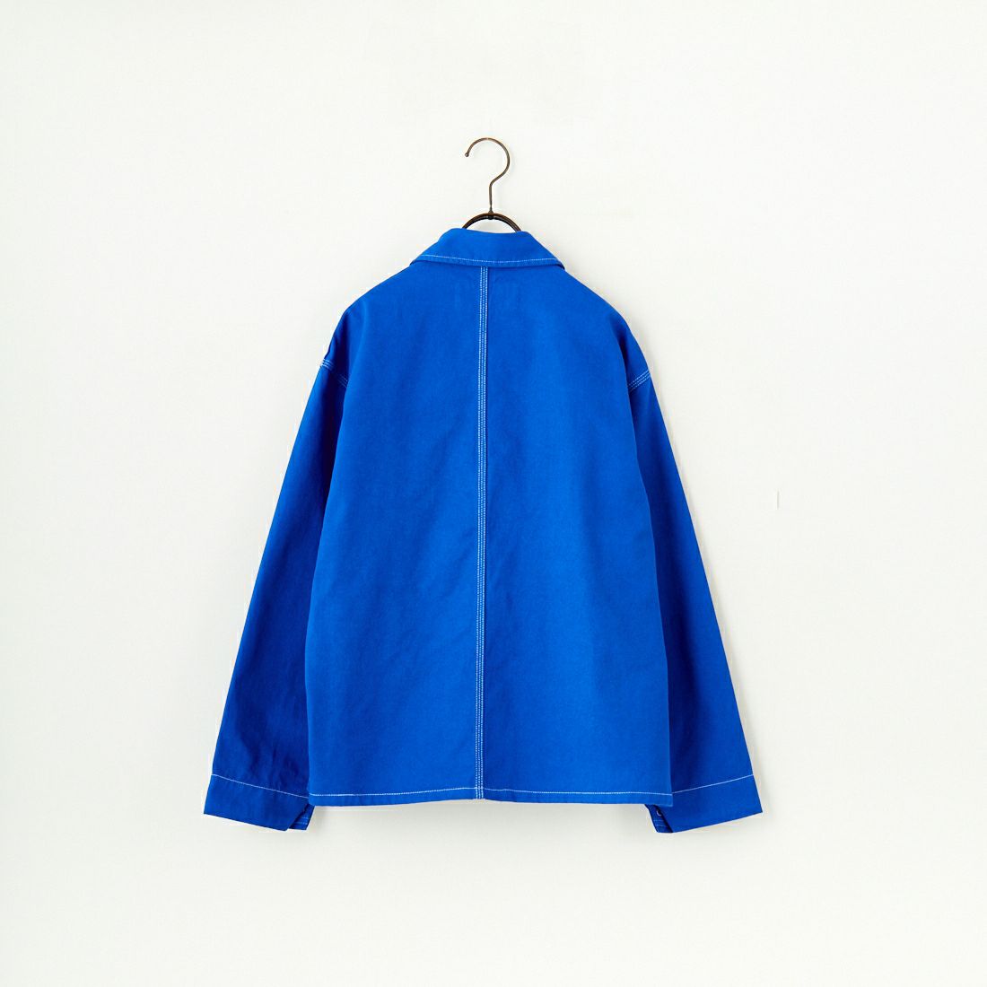 UNIVERSAL OVERALL [ユニバーサルオーバーオール] 別注 配色ステッチカバーオールジャケット [U2512403IN-JF] BLUE