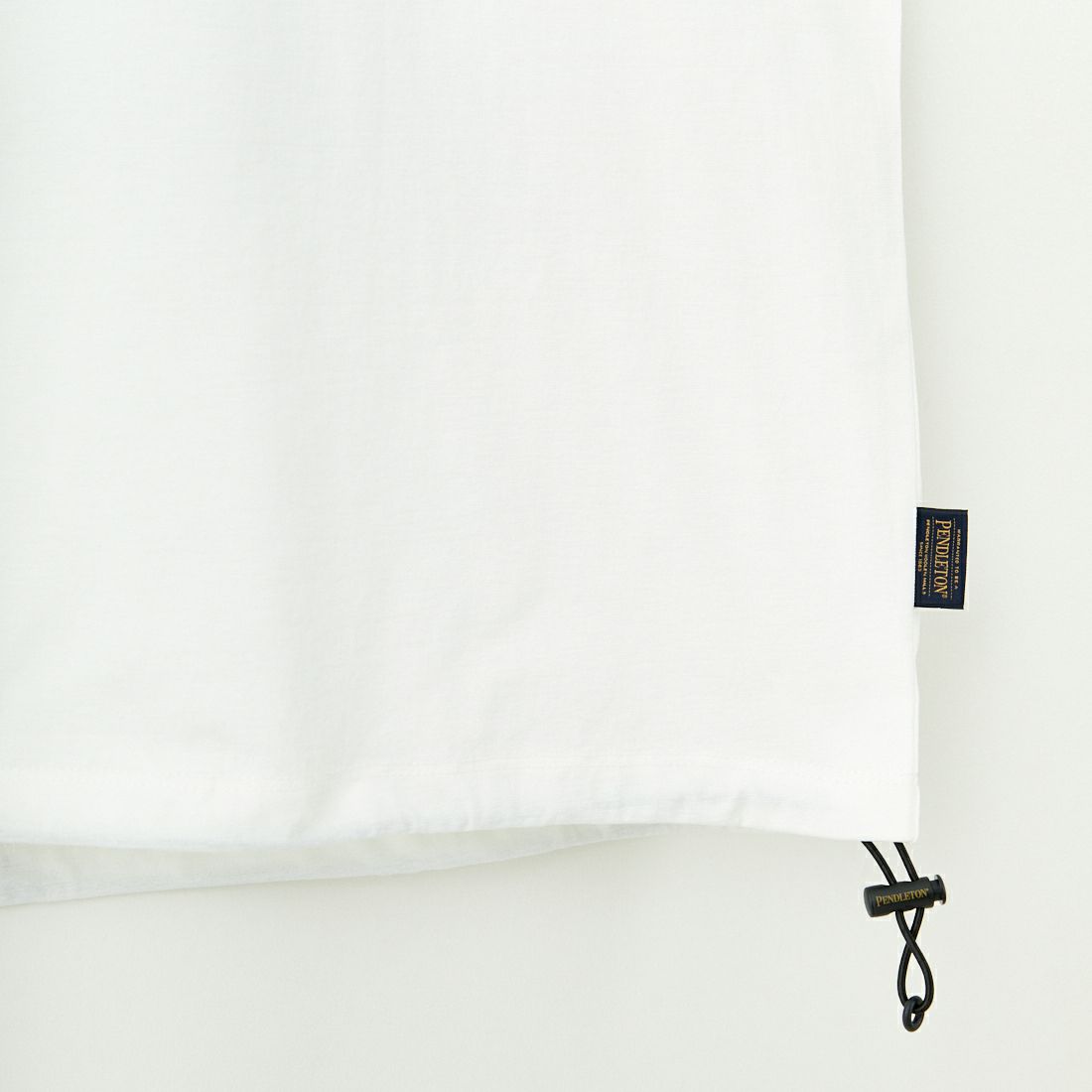 PENDLETON [ペンドルトン] 別注 ドローコード付き ネイティブ柄バックプリントTシャツ [5275-0204-JF] WHITE