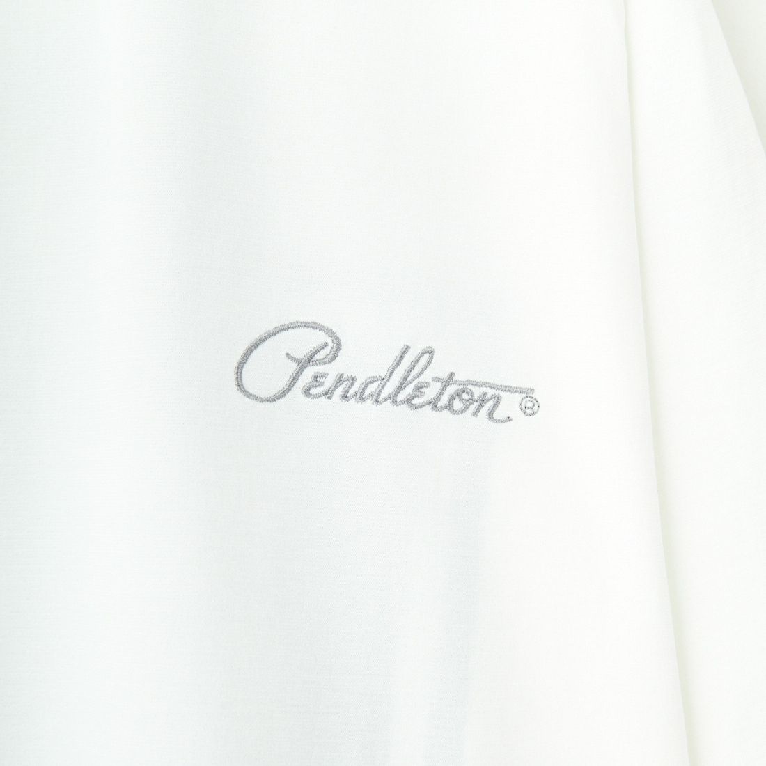 PENDLETON [ペンドルトン] 別注 ドローコード付き ネイティブ柄バックプリントTシャツ [5275-0204-JF] WHITE