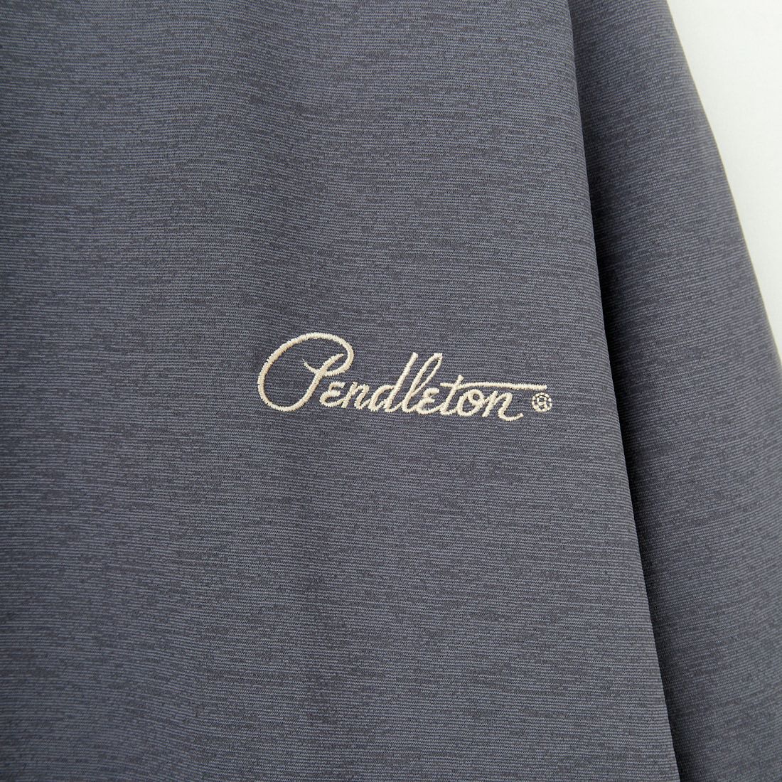 PENDLETON [ペンドルトン] 別注 ドローコード付き ネイティブ柄バックプリントTシャツ [5275-0204-JF] CHARCOAL