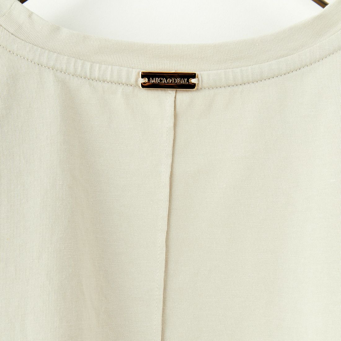 MICA&DEAL [マイカアンドディール] CARINA ロゴロングスリーブTシャツ [0125109001] BEIGE