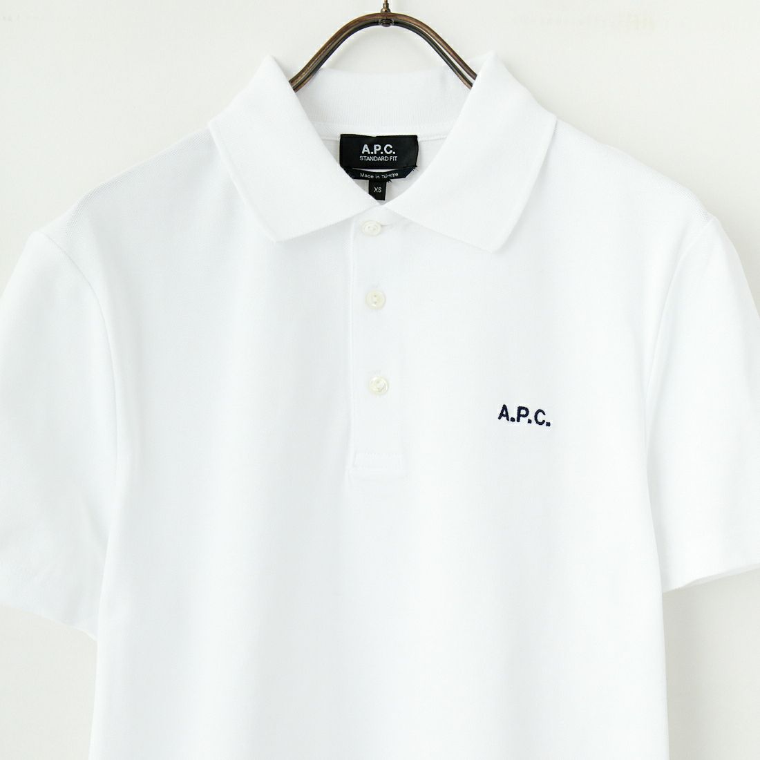 A.P.C. [アー・ペー・セー] スタンダードポロシャツ [POLO-STANDARD] 90 BLANC