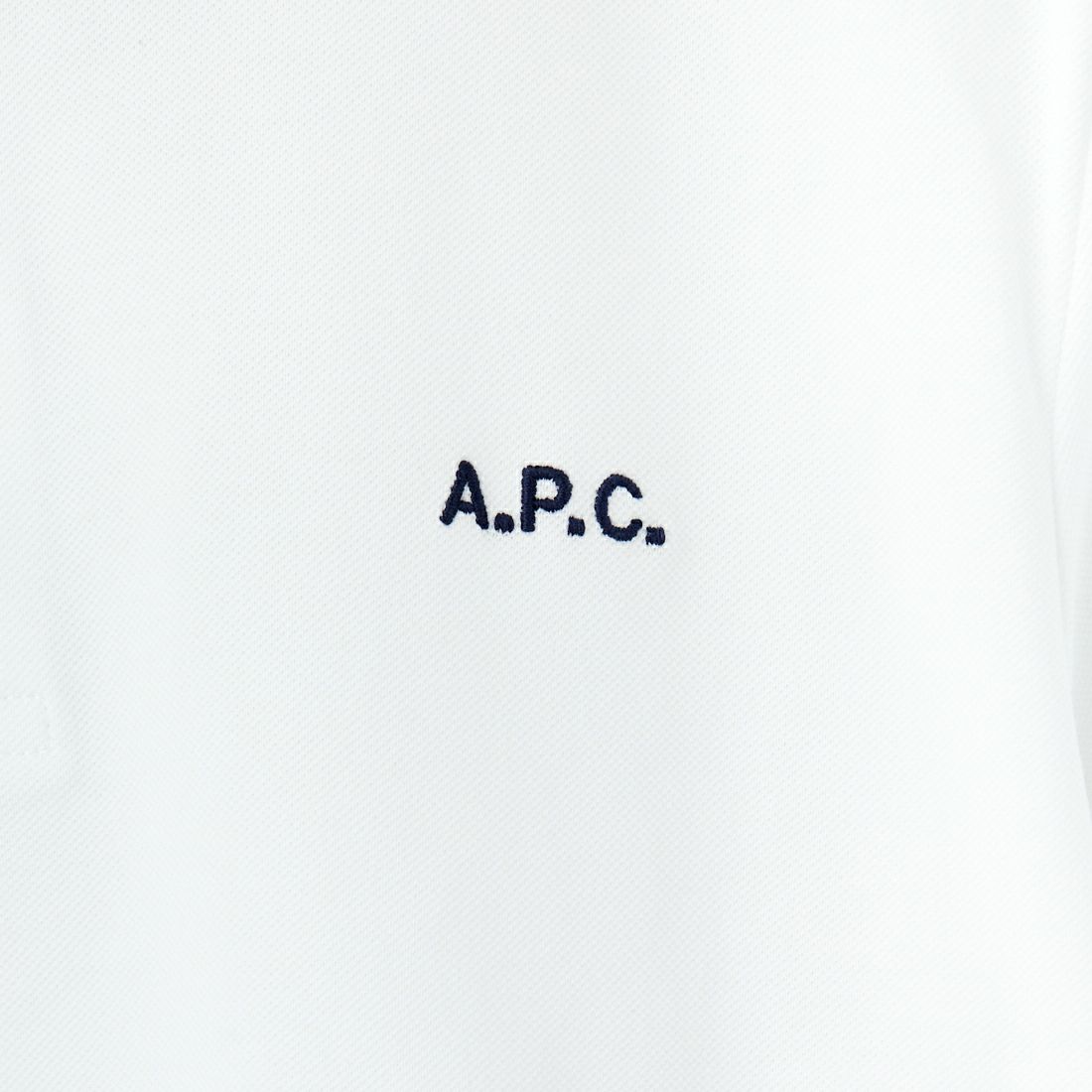 A.P.C. [アー・ペー・セー] スタンダードポロシャツ [POLO-STANDARD] 90 BLANC