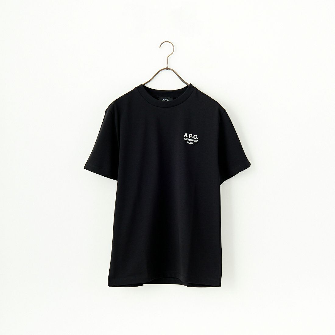 A.P.C. [アー・ペー・セー] スタンダードロゴTシャツ [STANDARD-RUE-MADAME] 99 NOIR/BL