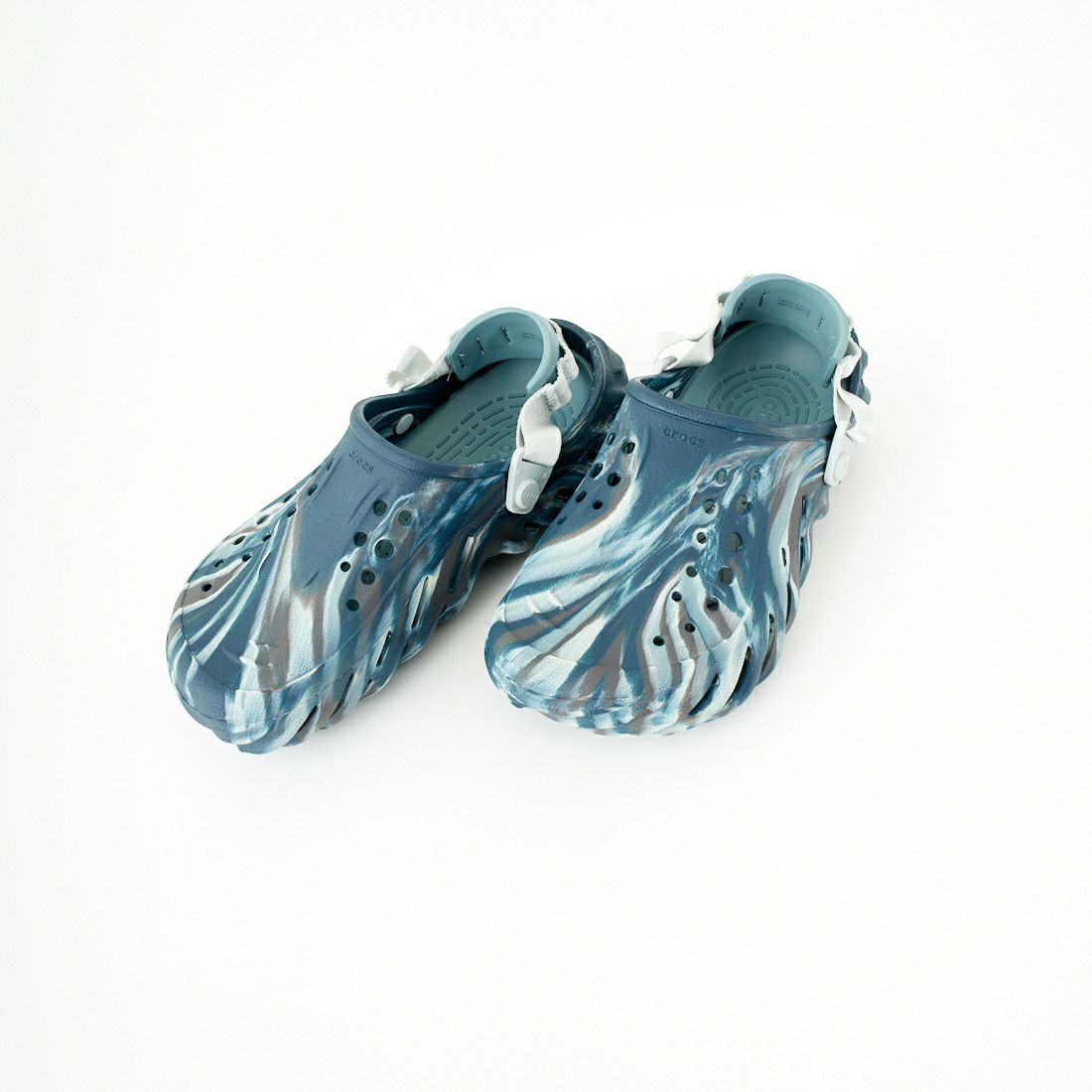 Crocs [クロックス] エコーマーブルクロッグ [208454] BLACK SAND