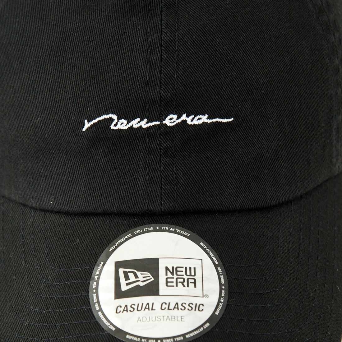 NEW ERA [ニューエラ] カジュアルクラシック 手書き風ロゴキャップ [14307355] BLK