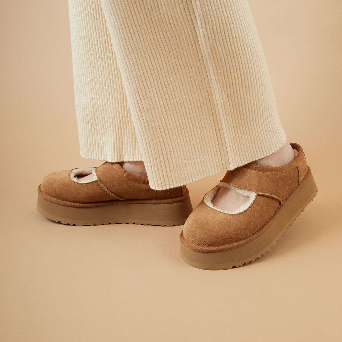 UGG [アグ] ビア メリージェーンシューズ [1167612] CHESTNUT