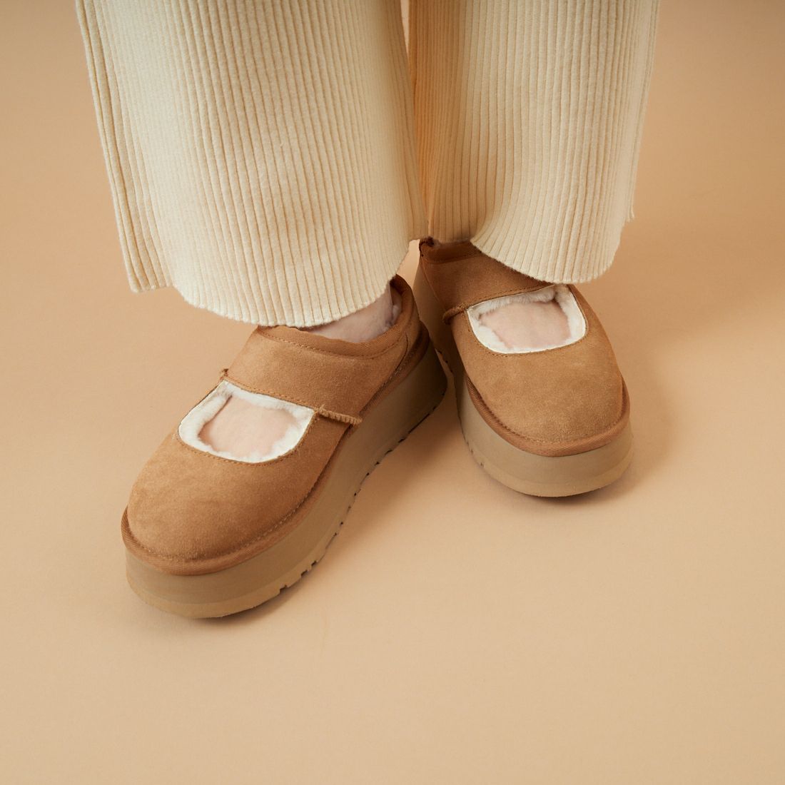 UGG [アグ] ビア メリージェーンシューズ [1167612] CHESTNUT