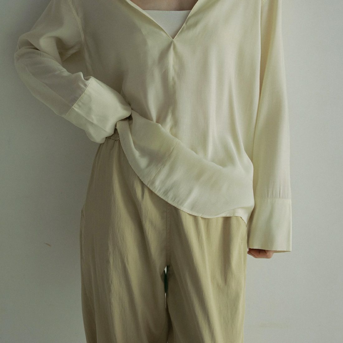 anuke [アンヌーク] シャンブレーラフパンツ [62510710] CRM
