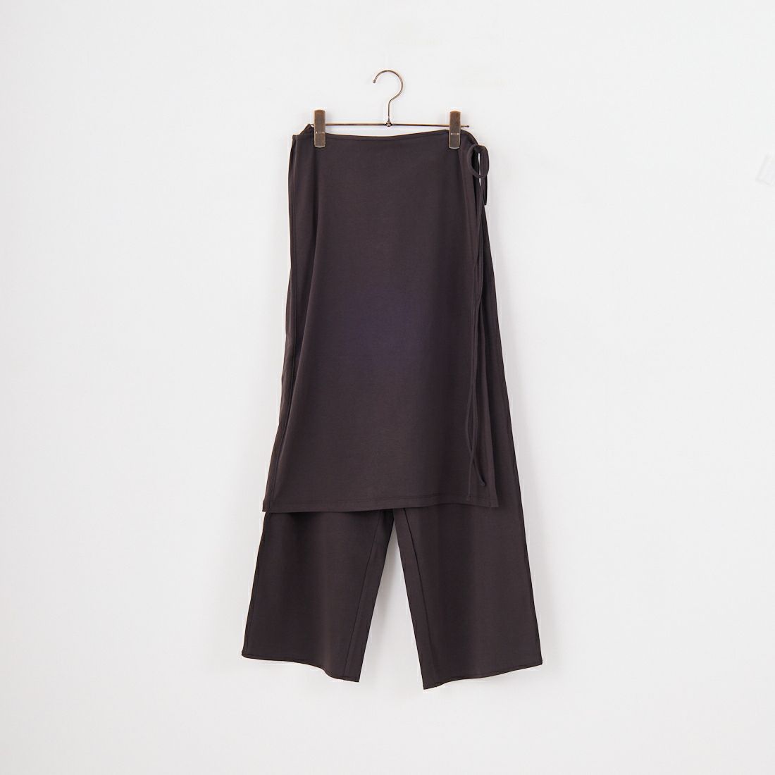 anuke [アンヌーク] レイヤードカットパンツ [62510722] BLK