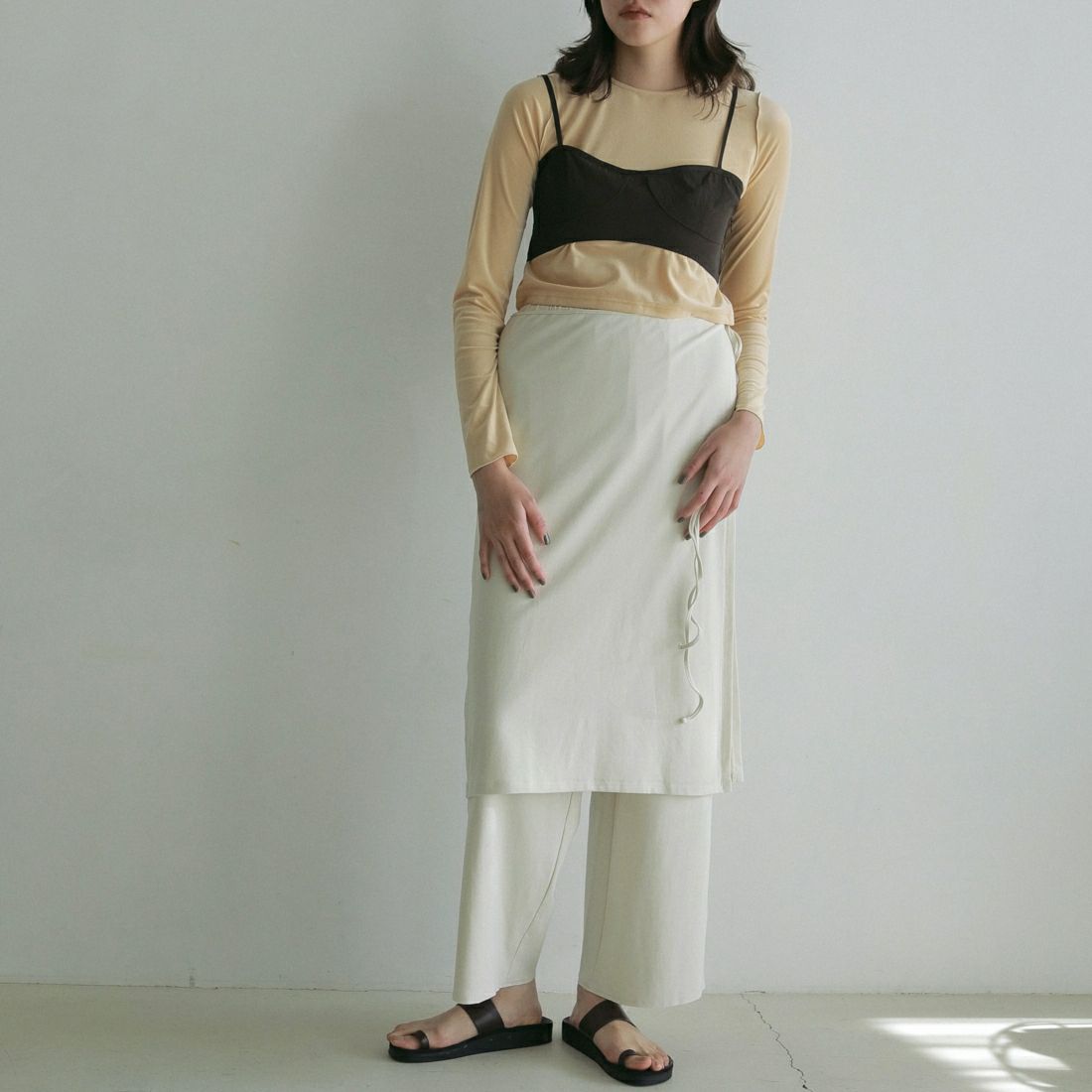 anuke [アンヌーク] ベロアショートトップス [62510610] ORG