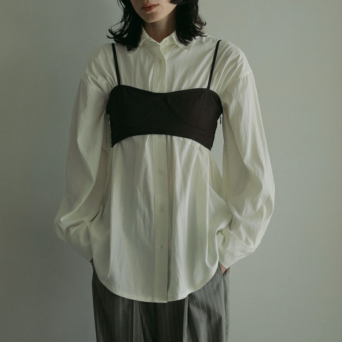 Stripe Over Shirts（シャツ/ブラウス）｜anuke（アンヌーク）の