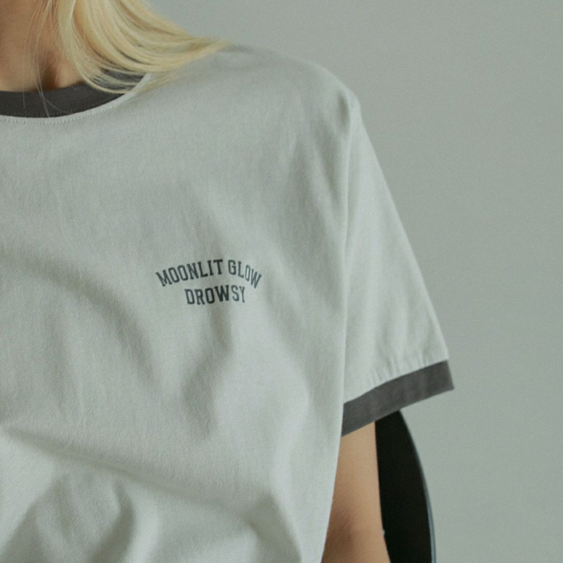 anuke [アンヌーク] リンガーロゴTシャツ [62510618] I.BLU