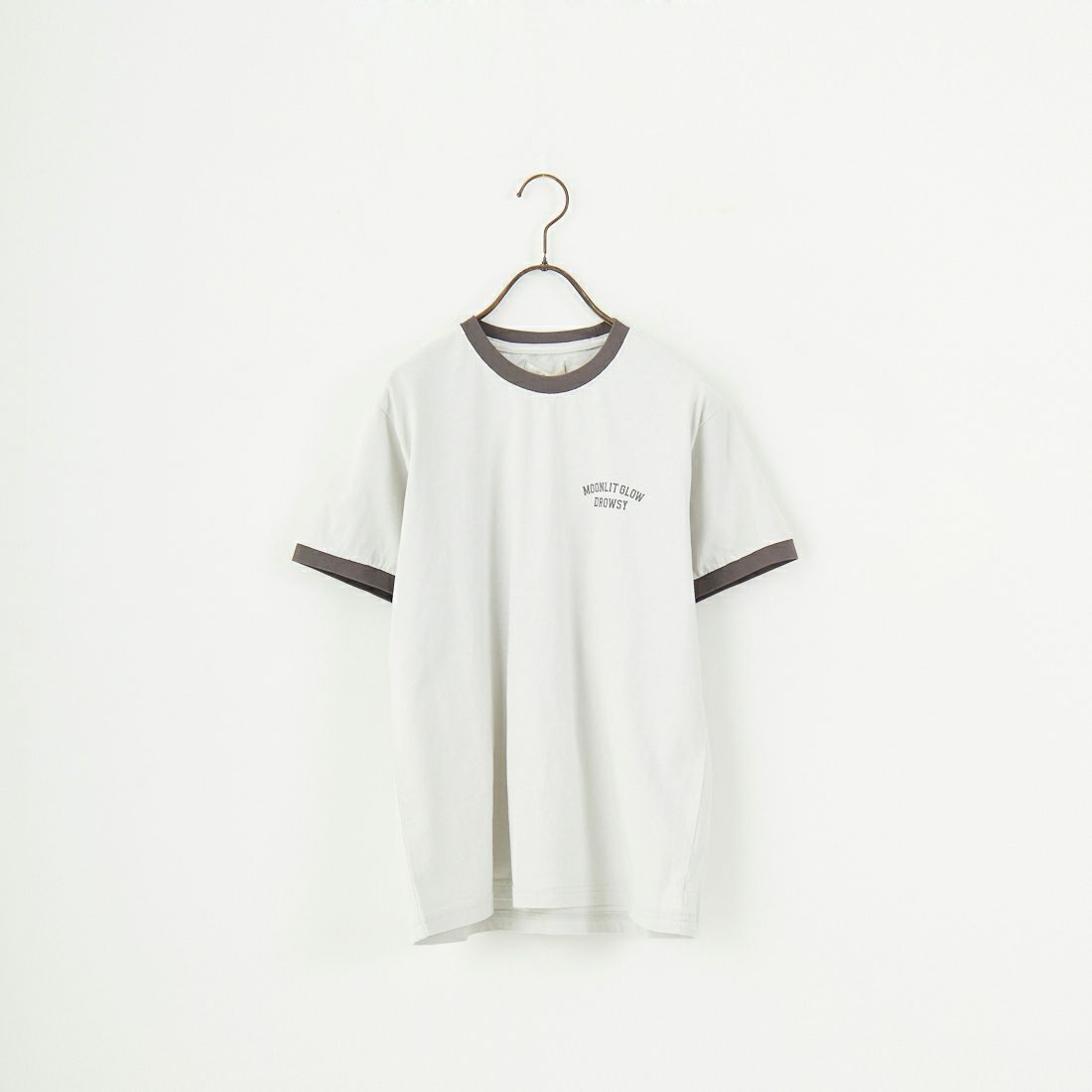 anuke [アンヌーク] リンガーロゴTシャツ [62510618] I.BLU