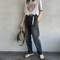 BLACK USED&&モデル身長：160cm 着用サイズ：S&&