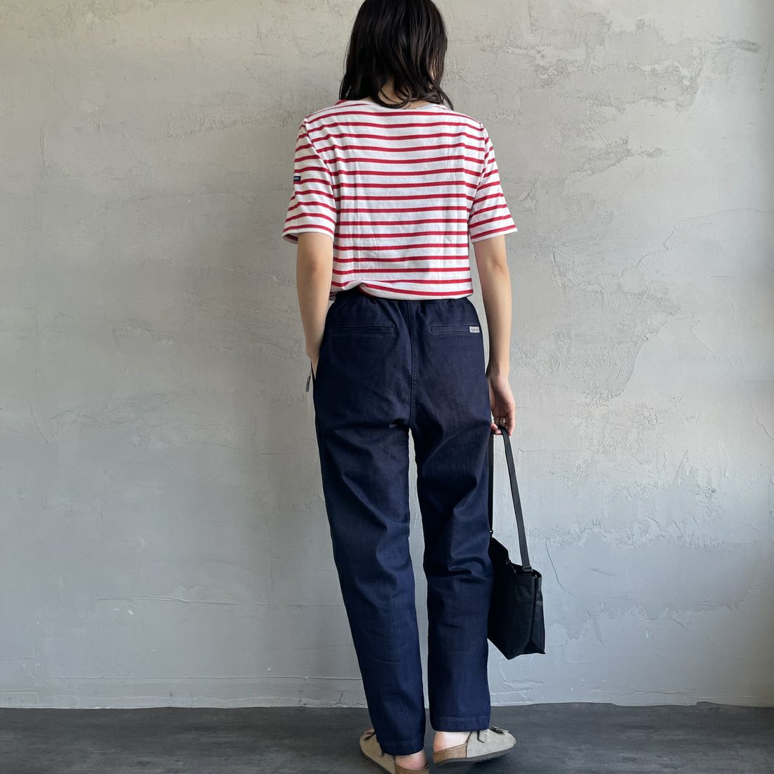 GRAMiCCi [グラミチ] 別注 エブリデイ ストレッチデニムパンツ [GUP5-S2051-JF] ONE WASH &&モデル身長：160cm 着用サイズ：S&&