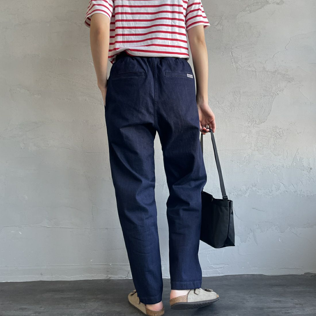 GRAMiCCi [グラミチ] 別注 エブリデイ ストレッチデニムパンツ [GUP5-S2051-JF] ONE WASH &&モデル身長：160cm 着用サイズ：S&&