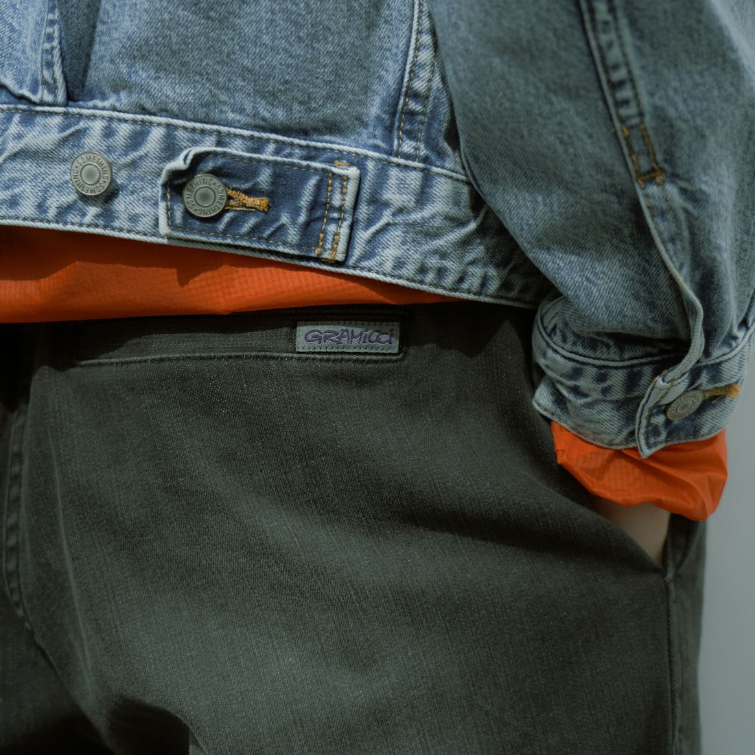 GRAMiCCi [グラミチ] 別注 エブリデイ ストレッチデニムパンツ [GUP5-S2051-JF] BLACK USED