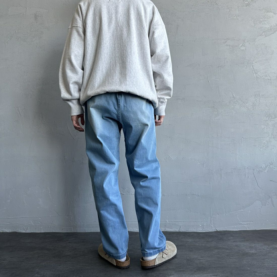 GRAMiCCi [グラミチ] 別注 エブリデイ ストレッチデニムパンツ [GUP5-S2051-JF] M.USED &&モデル身長：168cm 着用サイズ：M&&