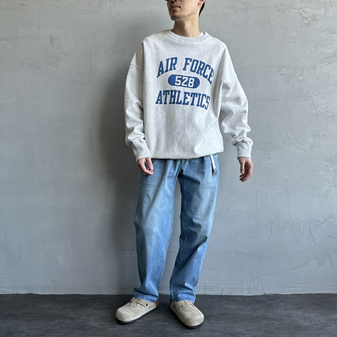 GRAMiCCi [グラミチ] 別注 エブリデイ ストレッチデニムパンツ [GUP5-S2051-JF] M.USED &&モデル身長：168cm 着用サイズ：M&&