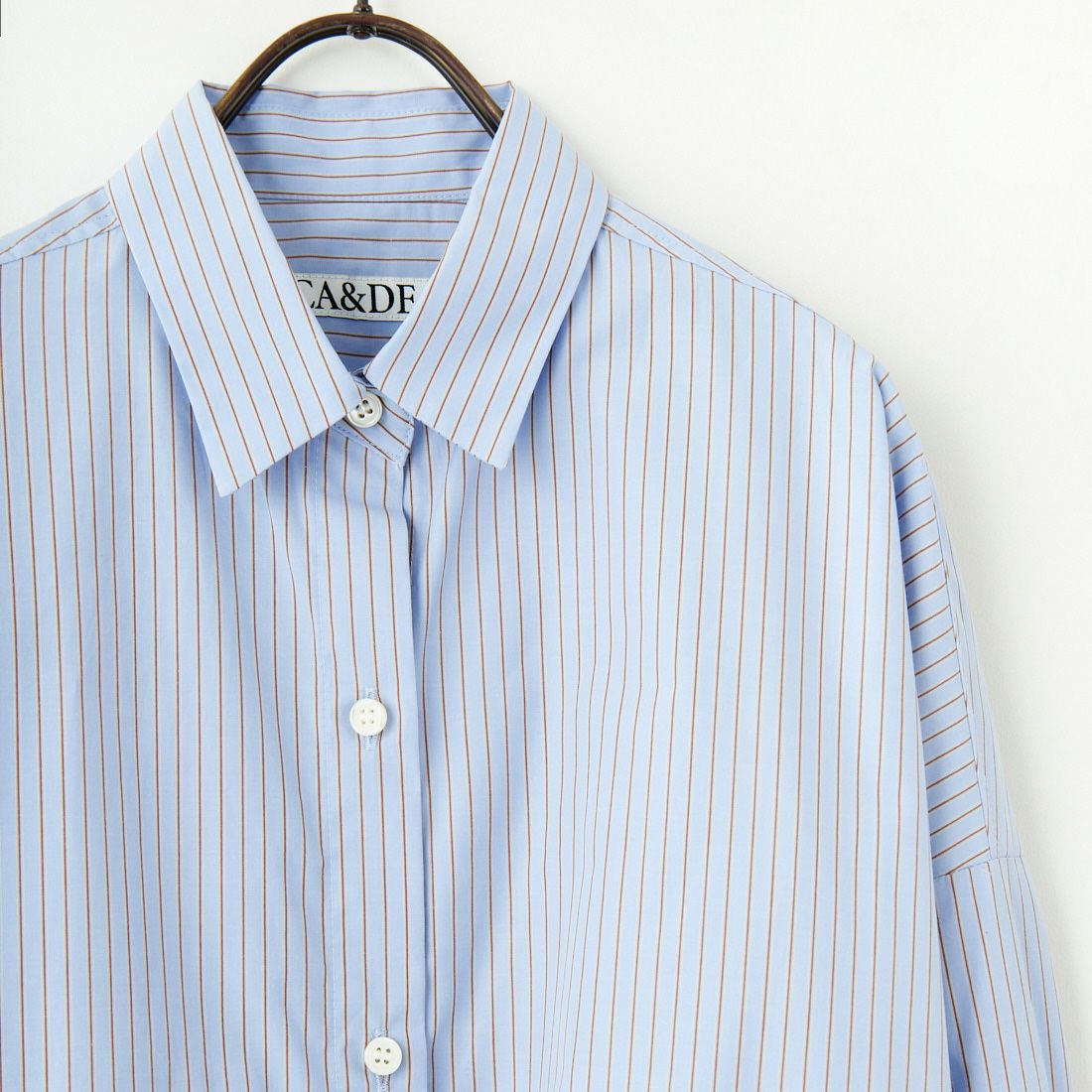 MICA&DEAL [マイカアンドディール] ストライプオーバーシャツ [0125101020] BLUE