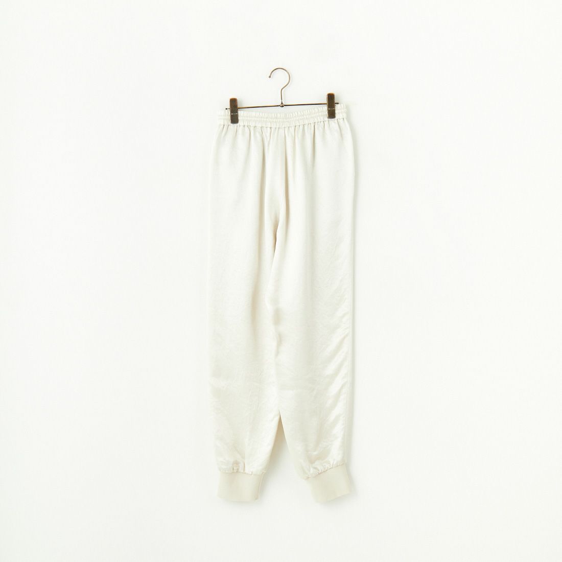 MICA&DEAL [マイカアンドディール] サテンリブパンツ [0125103025] L/BEIGE