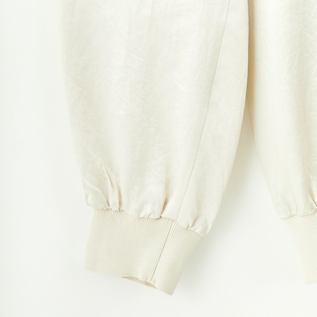 MICA&DEAL [マイカアンドディール] サテンリブパンツ [0125103025] L/BEIGE