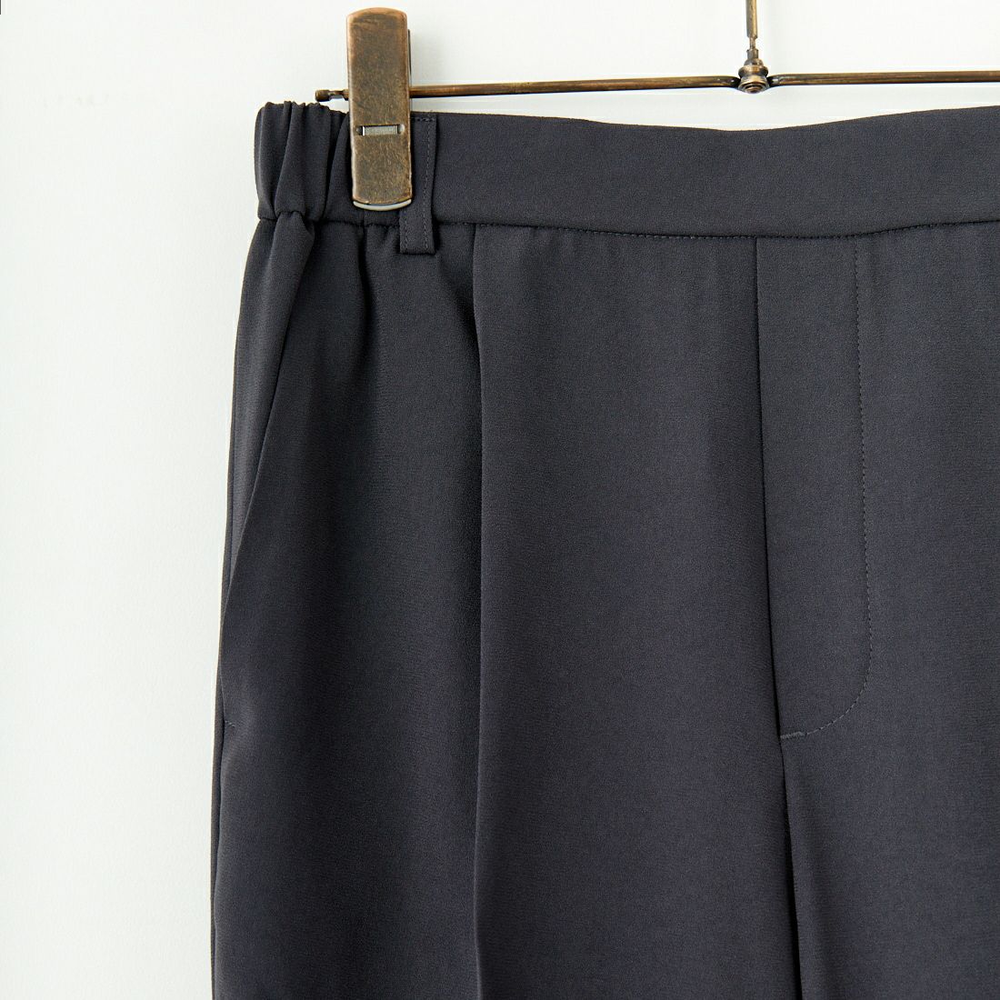 Jeans Factory Clothes [ジーンズファクトリークローズ] バックサテンジョーゼットジョガーパンツ [U-2490] 042 ｽﾐｸﾛ
