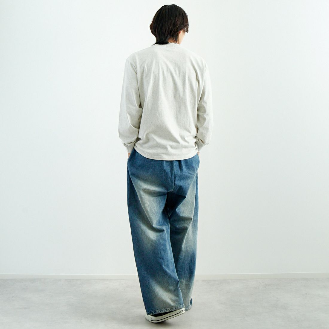 PENDLETON [ペンドルトン] ロングスリーブポケットTシャツ [5175-9008] 19 BIRCH &&モデル身長：179cm 着用サイズ：L&&