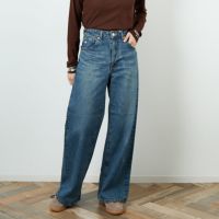 40 MID BLU&&モデル身長：160cm 着用サイズ：S&&