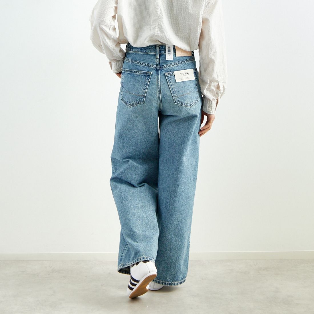 SOMETHING [サムシング] LISA ヴィンテージワイドデニムパンツ [SEA10