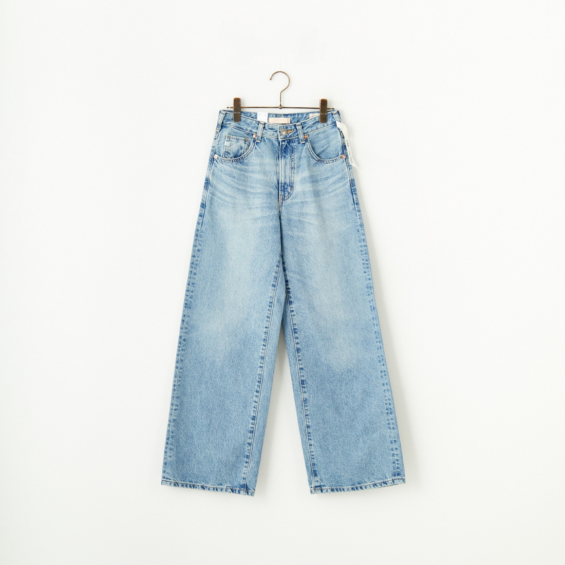 SOMETHING [サムシング] LISA ヴィンテージワイドデニムパンツ [SEA10] 56 L.BLUE