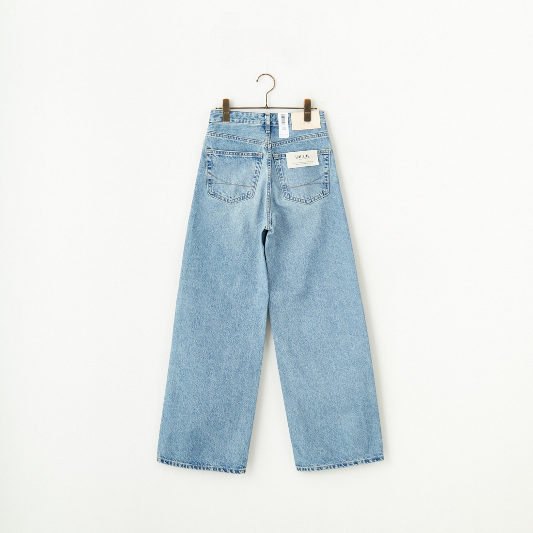 SOMETHING [サムシング] LISA ヴィンテージワイドデニムパンツ [SEA10] 56 L.BLUE