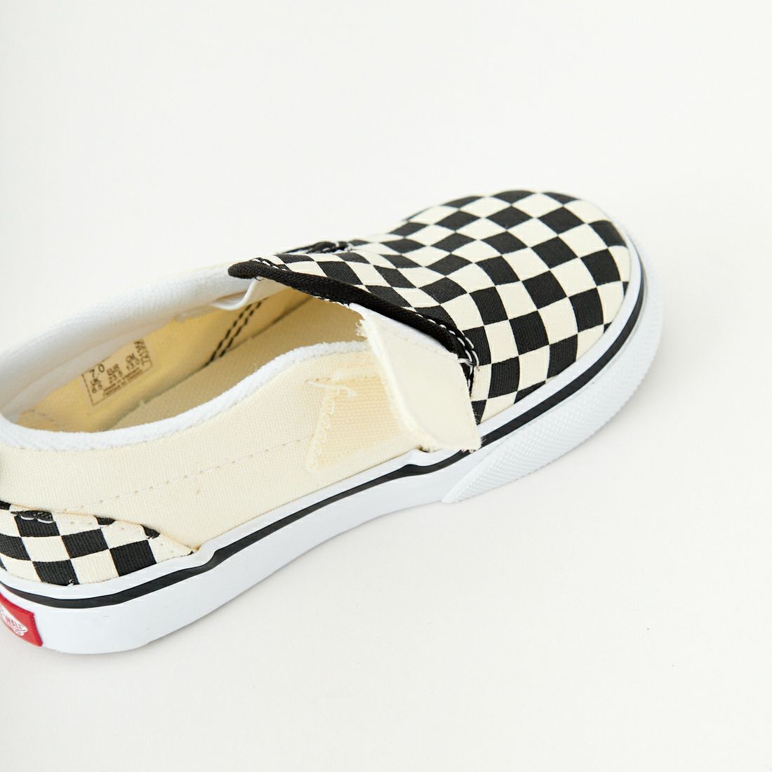 VANS [バンズ] キッズ スリッポン [VN0A34885GX] BLK/WHITE