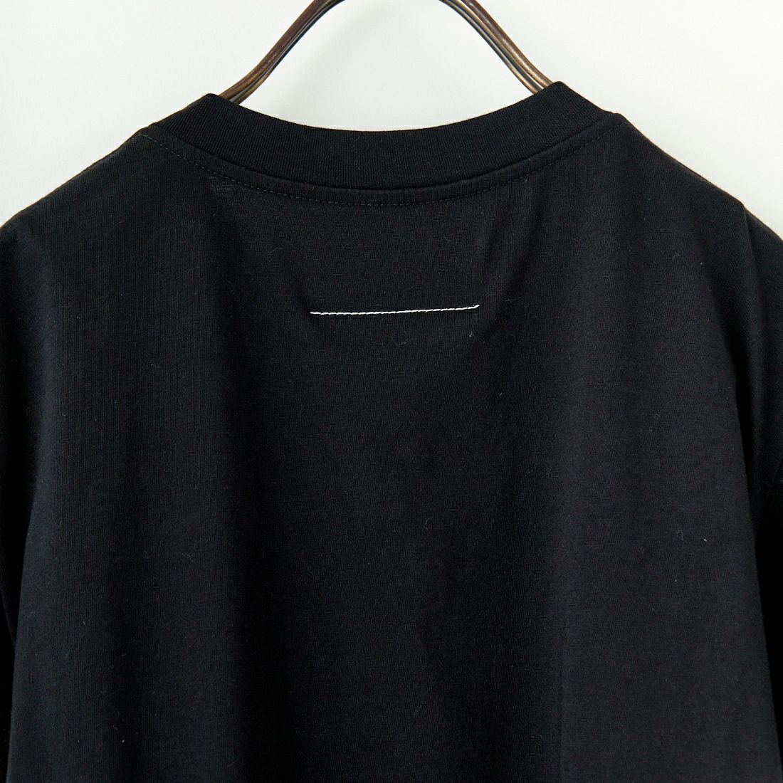 MM6 Maison Margiela [エムエムシックス メゾン マルジェラ] ショートスリーブフリンジTシャツ [S52GC0332-M20048] 900 BLACK