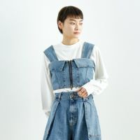 94 L.BLUE&&モデル身長：160cm 着用サイズ：F&&