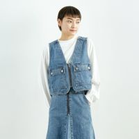 94 L.BLUE&&モデル身長：160cm 着用サイズ：S&&