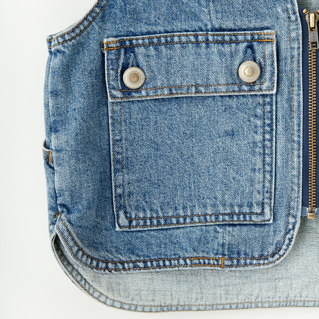 SOMETHING [サムシング] フィッシャーマンベスト [SAT004] 94 L.BLUE