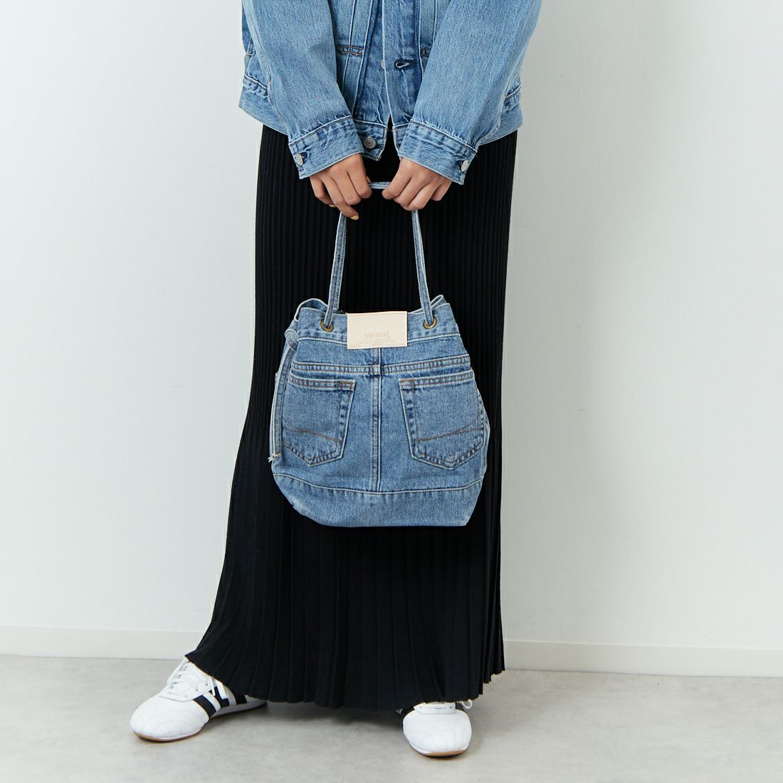 SOMETHING [サムシング] ドローストリングバッグ [SAK001] 94 L.BLUE