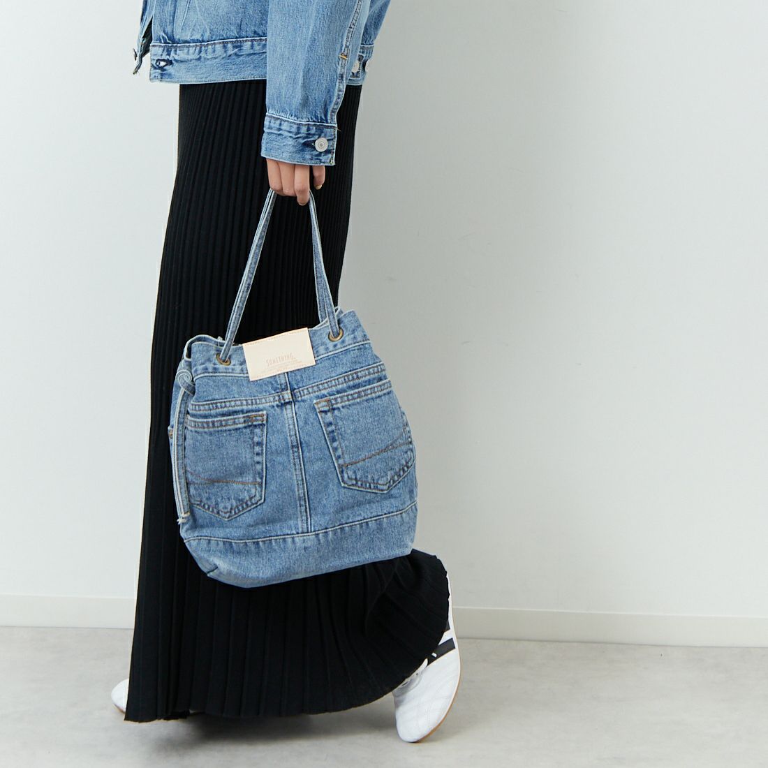 SOMETHING [サムシング] ドローストリングバッグ [SAK001] 94 L.BLUE