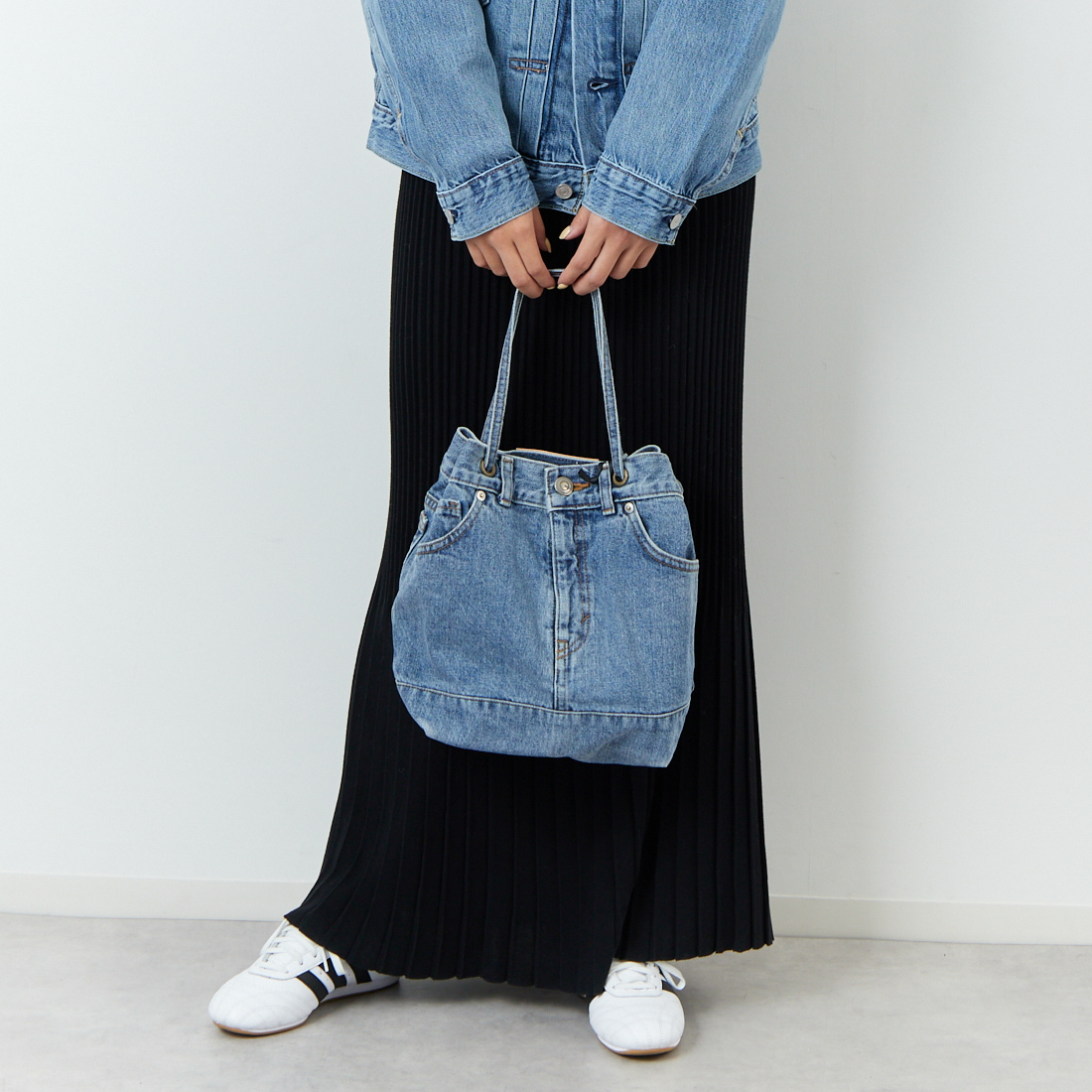 SOMETHING [サムシング] ドローストリングバッグ [SAK001] 94 L.BLUE