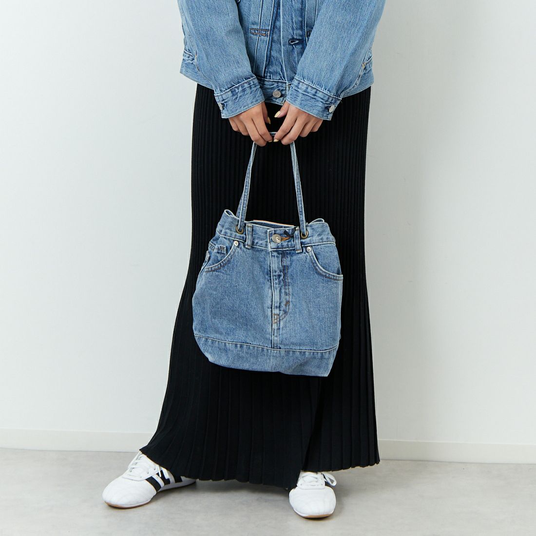 SOMETHING [サムシング] ドローストリングバッグ [SAK001] 94 L.BLUE