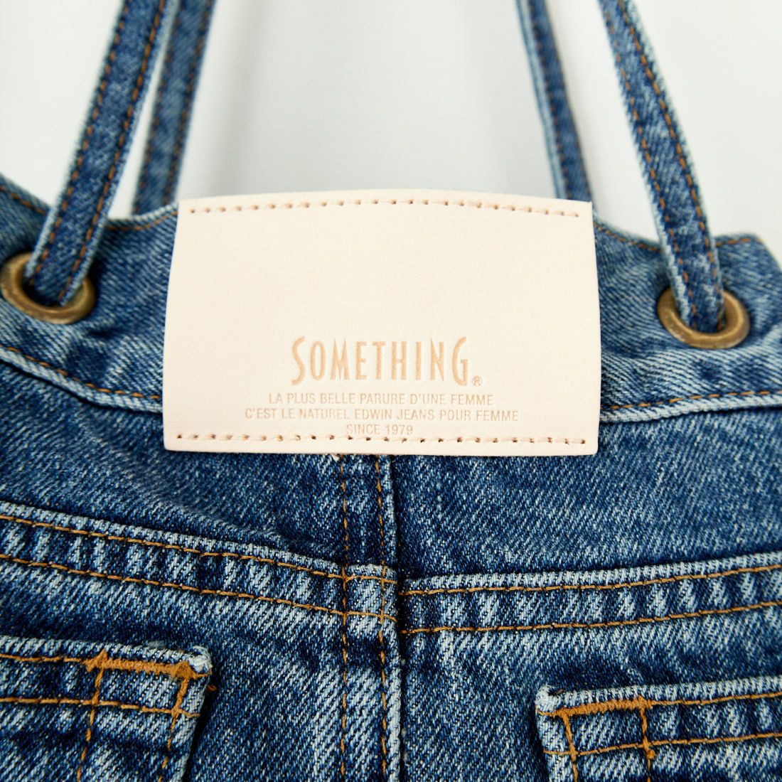 SOMETHING [サムシング] ドローストリングバッグ [SAK001]｜ジーンズ