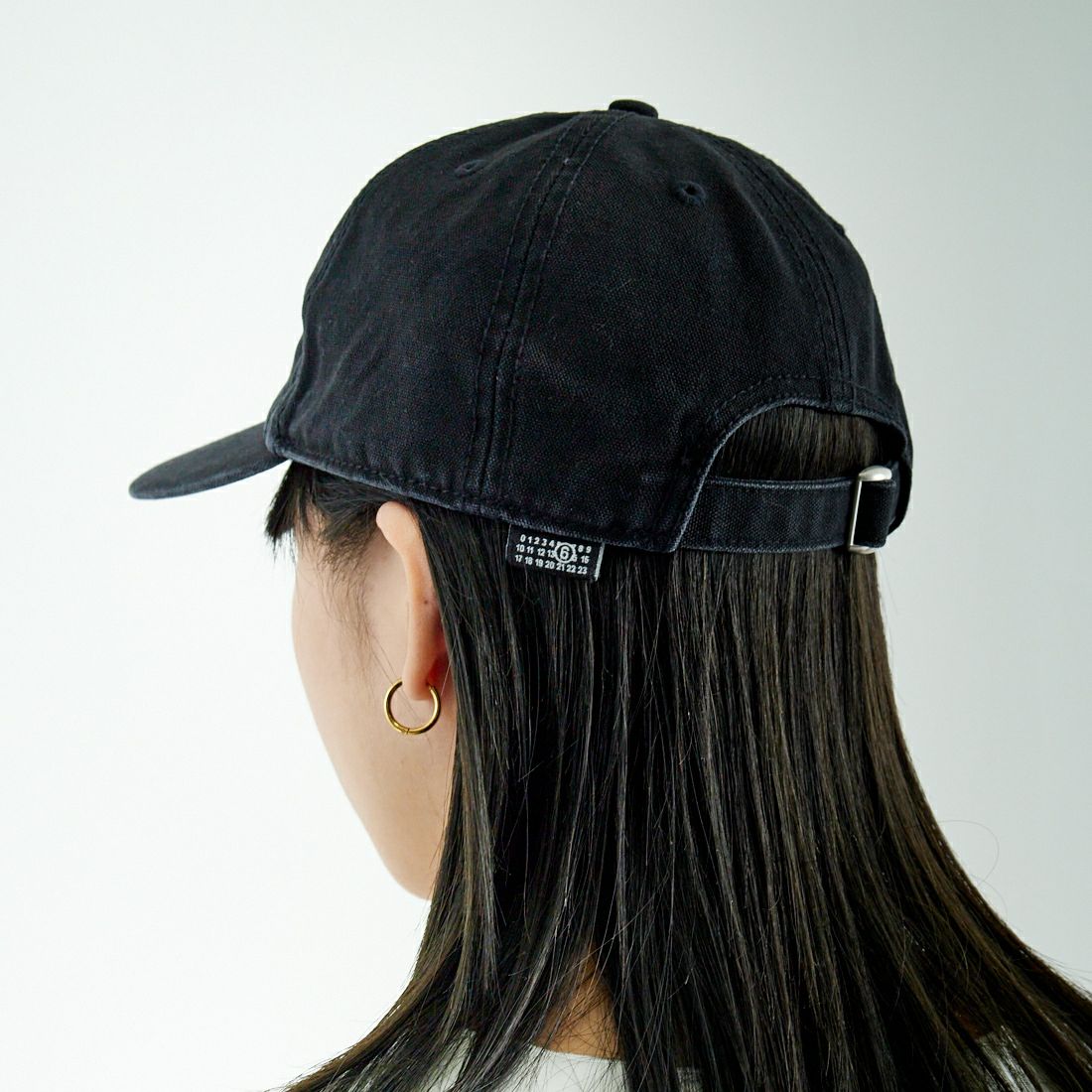 MM6 Maison Margiela [エムエムシックス メゾン マルジェラ] ベースボールキャップ [SH0TC0005-M35346] 899 W.BLAC
