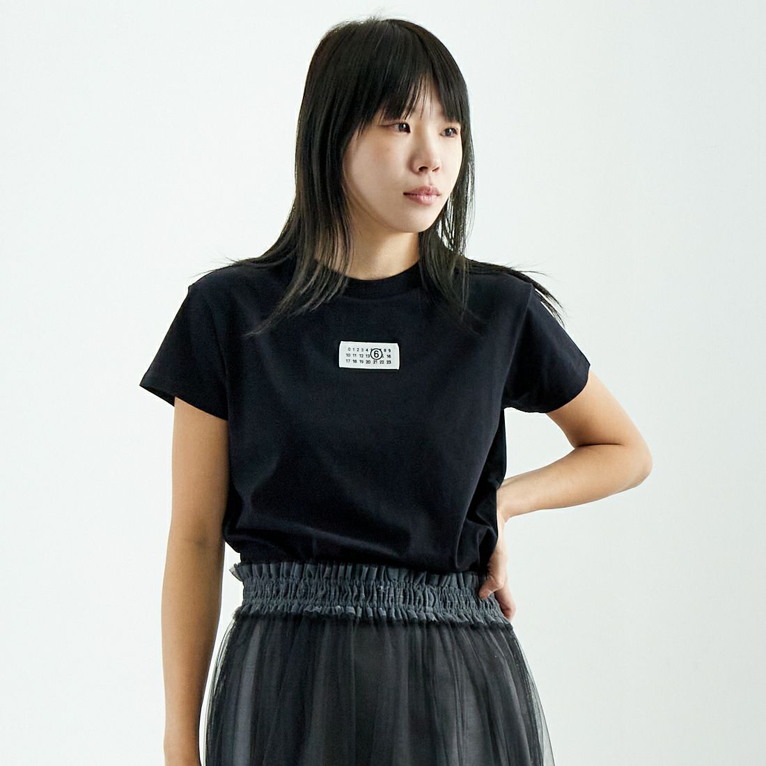 MM6 Maison Margiela [エムエムシックス メゾン マルジェラ] パッチロゴTシャツ [S52GC0327-S24312]