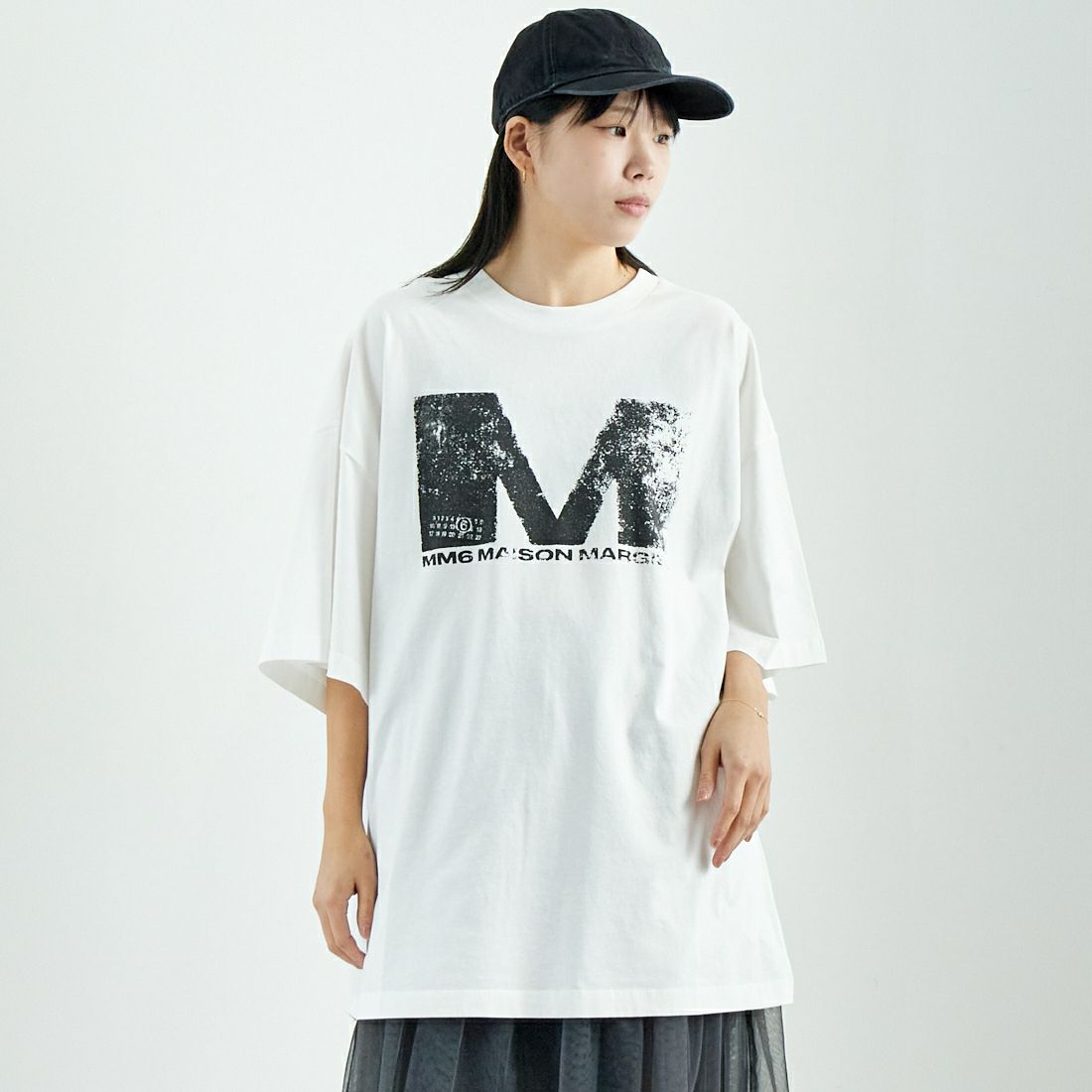 MM6 Maison Margiela [エムエムシックス メゾン マルジェラ] オーバーサイズTシャツ [S52GC0342-S24312]