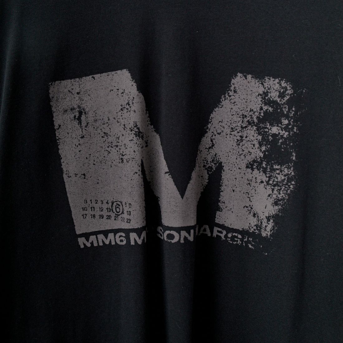 MM6 Maison Margiela [エムエムシックス メゾン マルジェラ] オーバーサイズTシャツ [S52GC0342-S24312] 900 BLACK